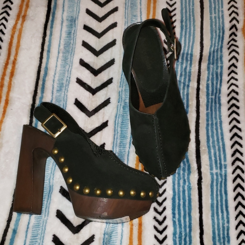 Charles David sling back clogs